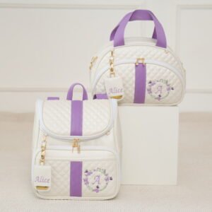 Bolsa Maternidade Personalizada Purple Details