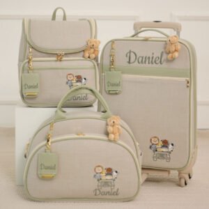 Bolsa e Mala Personalizada Maternidade Bordada