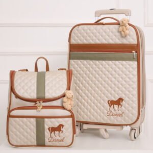 Kit de Bolsas Maternidade Personalizadas Luxo Com Fitas