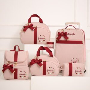 Kit Maternidade de Bolsas Personalizadas Strong Red Com Bordado