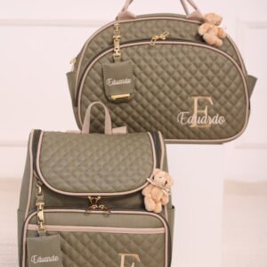 Bolsas Maternidade Personalizada Verde Especial