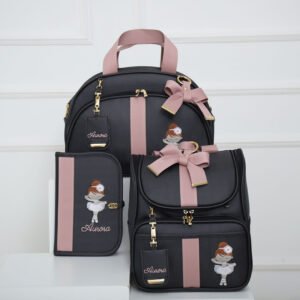 Bolsa Personalizada Para Maternidade Black e Rose