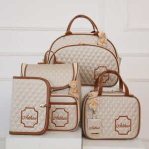 Kit de Bolsas Maternidade Personalizadas Classic Caramel